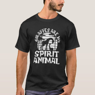 Camiseta Las jirafas divertidas son mi animal espiritual pa