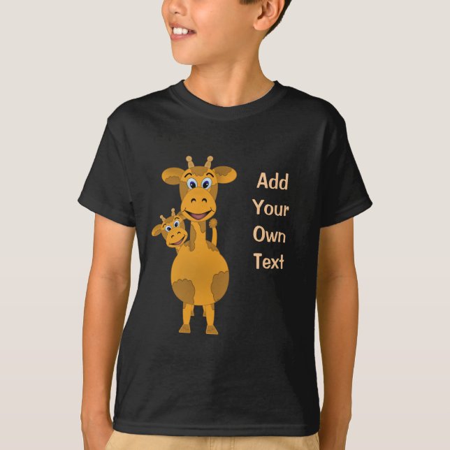 Camiseta Las jirafas se personalizan (Anverso)