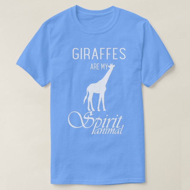 Camiseta Las jirafas son mi animal espiritual (Diseño del anverso)