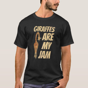 Camiseta Las jirafas son mi concha para un fanático de la j
