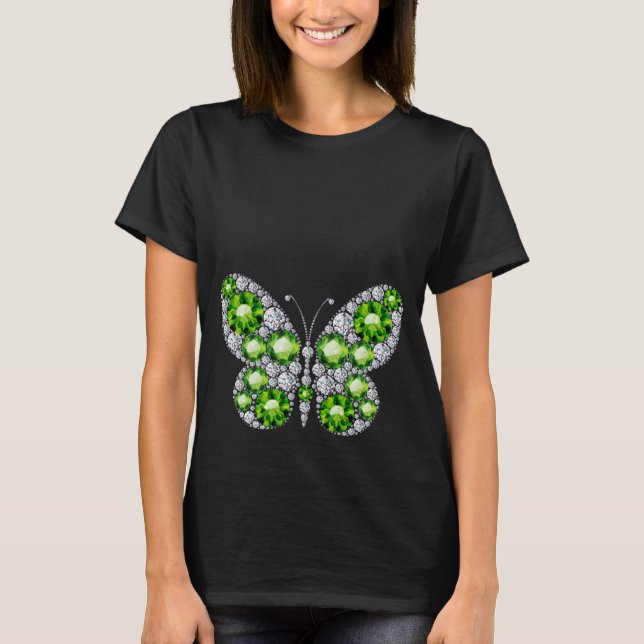 Camiseta Las joyas de esmeralda son las principales maripos (Anverso)