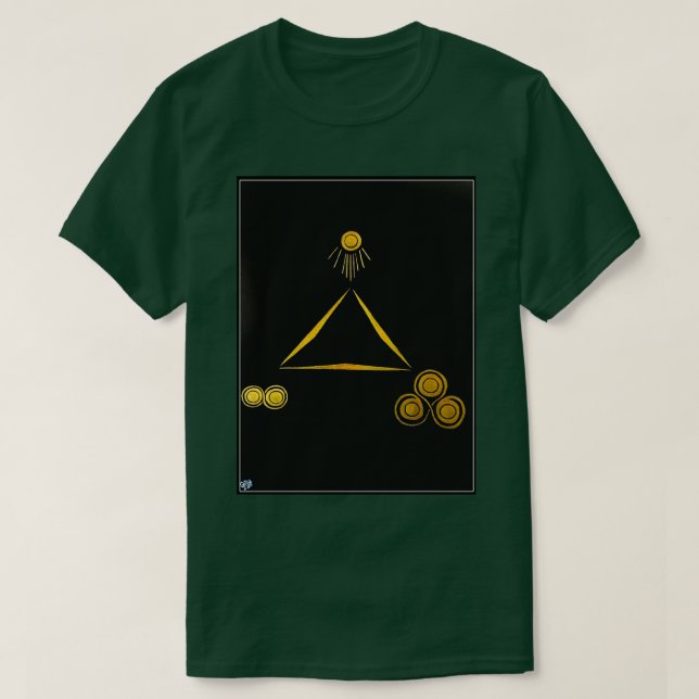 Camiseta Las lámparas (Diseño del anverso)