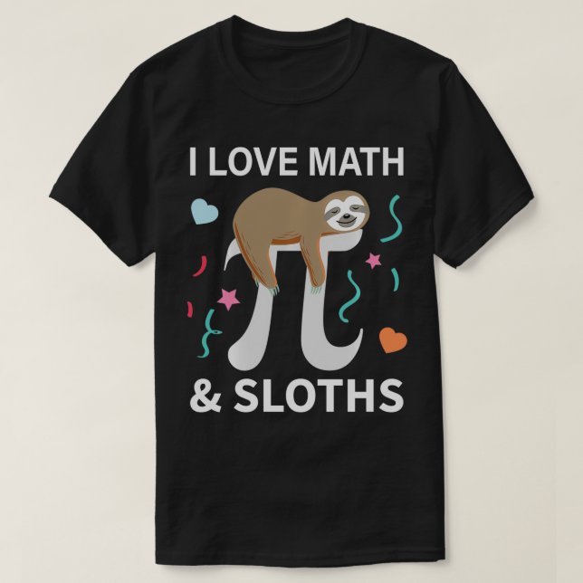 Camiseta Las Lemas Matemáticas Me Encantan Las Matemáticas  (Diseño del anverso)