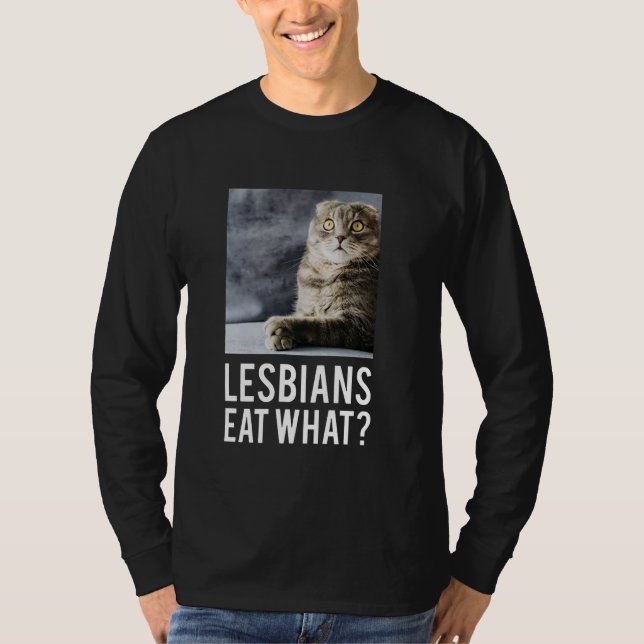Camiseta Las lesbianas comen lo que (Anverso)
