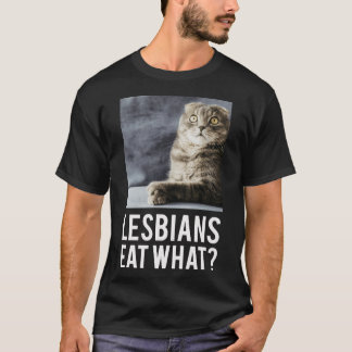Camiseta Las lesbianas comen qué amiga