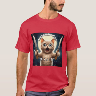 Camiseta Las lesbianas comen qué chico