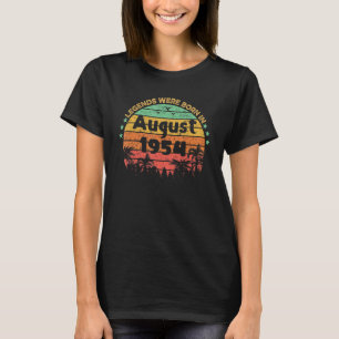 Camiseta Las Leyendas De 68 Años Nacieron En Agosto De 1954