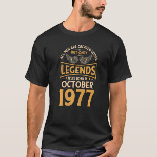 Camiseta Las Leyendas De Cumpleaños Nacieron En Octubre De