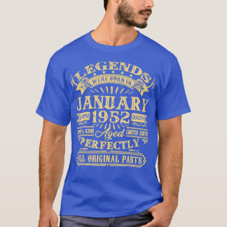Camiseta Las Leyendas De Los Hombres Nacieron En Enero De 1