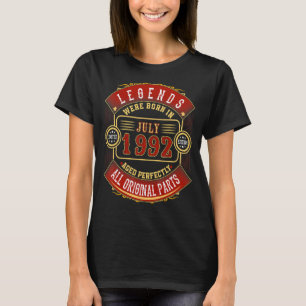 Camiseta Las Leyendas De Los Hombres Nacieron En Julio De 1