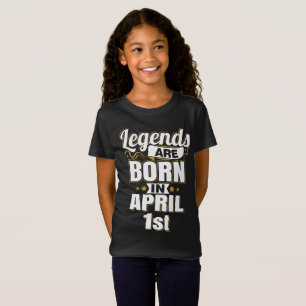 Camiseta Las leyendas nacen el 1 de abril