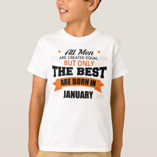 Camiseta Las Leyendas Nacen En Enero