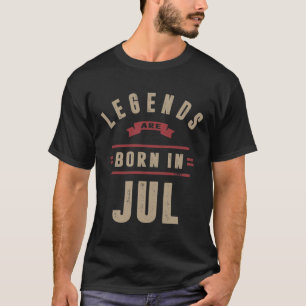 Camiseta Las leyendas nacen en julio