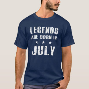 Camiseta Las leyendas nacen en julio