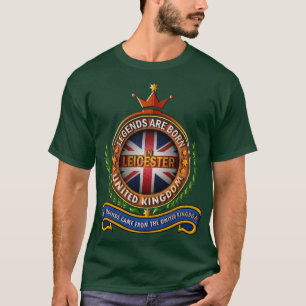 Camiseta las leyendas nacen en Leicester