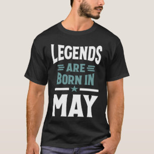 Camiseta Las Leyendas Nacen En Mayo