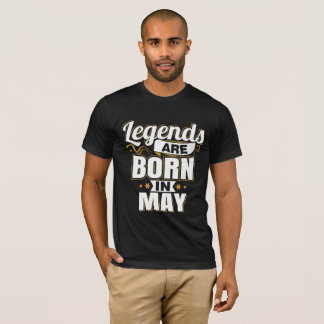 Camiseta Las leyendas nacen en mayo