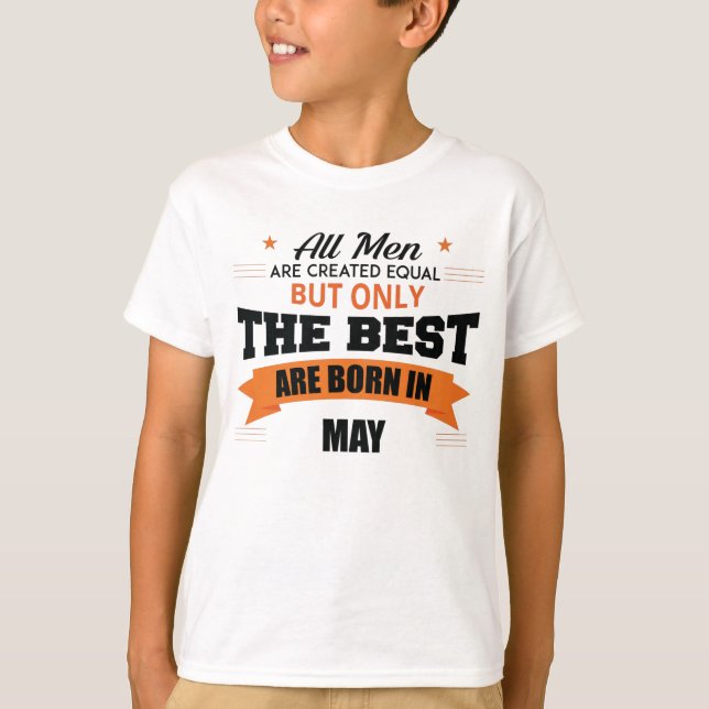 Camiseta Las Leyendas Nacen En Mayo (Anverso)