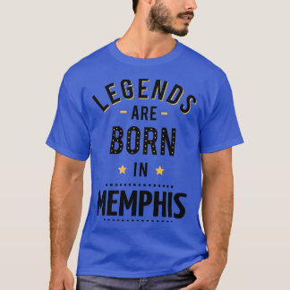 Camiseta Las Leyendas Nacen En Memphis