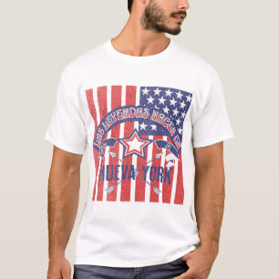 Camiseta Las Leyendas Nacen En Nueva York