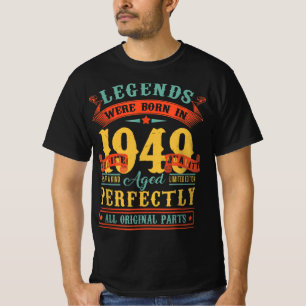 Camiseta Las Leyendas Nacieron En 1949, Leyenda 1949 Regalo