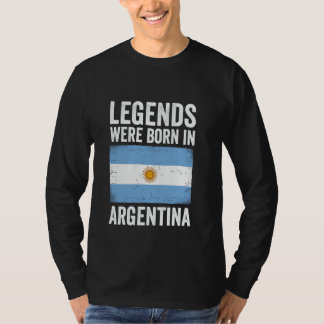 Camiseta Las leyendas nacieron en Argentina