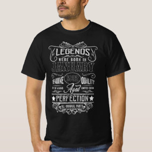 Camiseta Las Leyendas Nacieron En Enero De 1932 Todas Las O