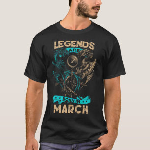 Camiseta Las Leyendas Nacieron En Marzo