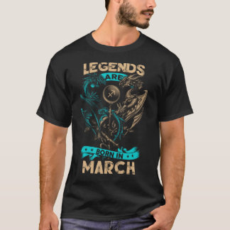Camiseta Las Leyendas Nacieron En Marzo