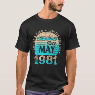 Camiseta Las leyendas nacieron en mayo de 1981 La vida comi