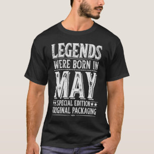 Camiseta Las leyendas nacieron en mayo paquete original de 