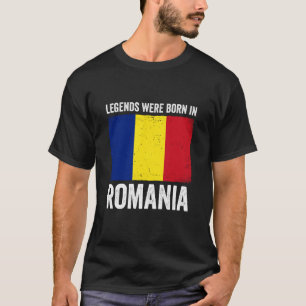 Camiseta Las leyendas nacieron en Rumania