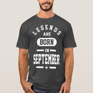 Camiseta Las Leyendas Nacieron En Septiembre