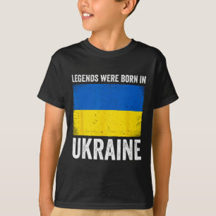 Camiseta Las leyendas nacieron en Ucrania