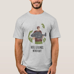 Camiseta Las leyendas Reel nunca renuncian