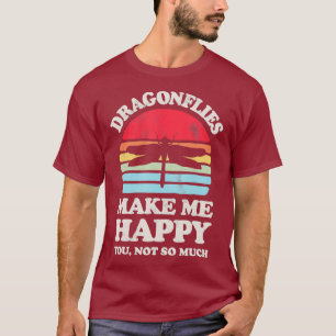 Camiseta Las libélulas me hacen feliz error divertida de la