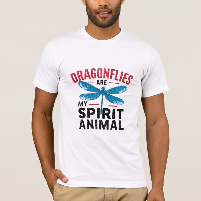 Camiseta Las libélulas son mi animal espiritual (Anverso)