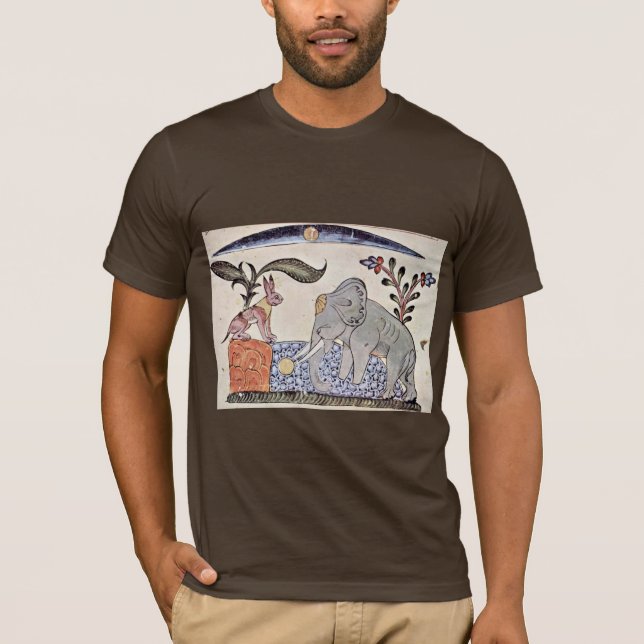 Camiseta Las liebres y el rey del elefante delante del MIR (Anverso)