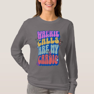 Camiseta Las llamadas de profesores retro-walkie son gracio