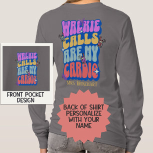 Camiseta Las llamadas del profesor personalizado Retro Walk