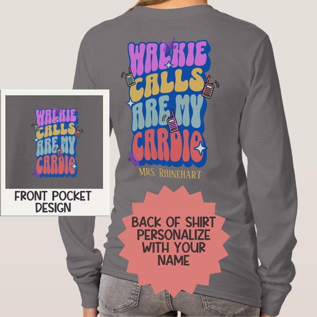 Camiseta Las llamadas del profesor personalizado Retro Walk (Subido por el creador)