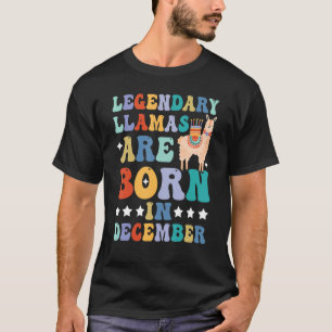 Camiseta Las Llamas Legendarias Nacieron En Diciembre En La