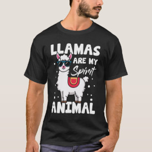Camiseta Las Llamas son mi animal espiritual