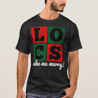 Camiseta Las locaciones me hacen feliz Navidad