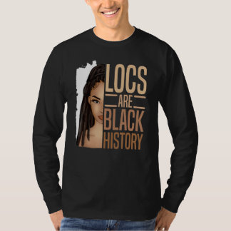 Camiseta Las locaciones son historia negra africanoamerican