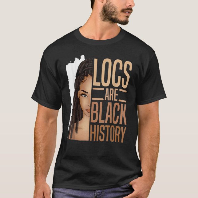 Camiseta Las locaciones son historia negra afroamericana ne (Anverso)