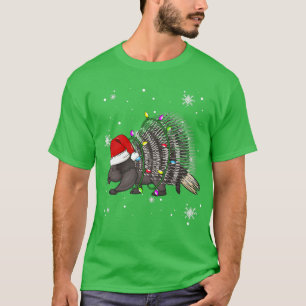 Camiseta Las Luces De Los Navidades Porcupine Llevaron A Fu
