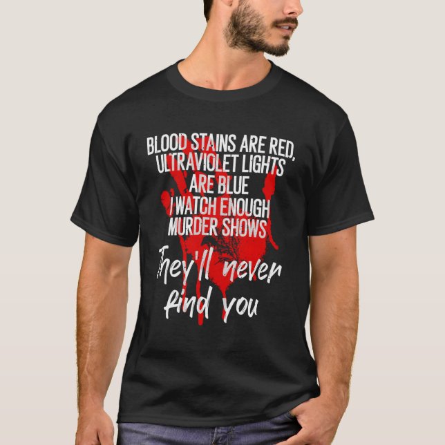 Camiseta Las Luces Ultravioletas Rojas Son Azules (Anverso)