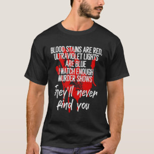Camiseta Las Luces Ultravioletas Rojas Son Azules