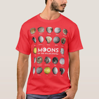 Camiseta Las lunas del sistema solar